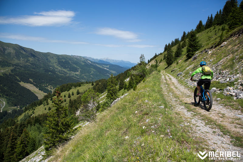 E-bike routes in Méribel