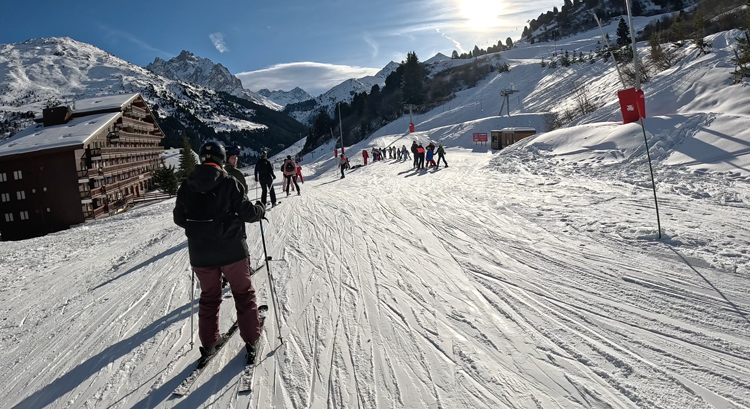 Wintersport in Méribel